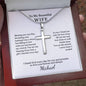 Forever Faithful stainless steel cross necklace — Christian gift for him | The Faith World
