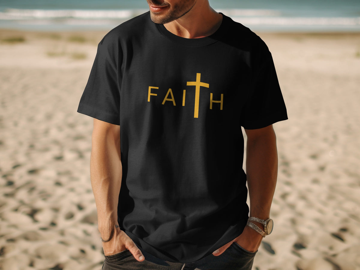 Faith Cross Minimalist T-Shirt