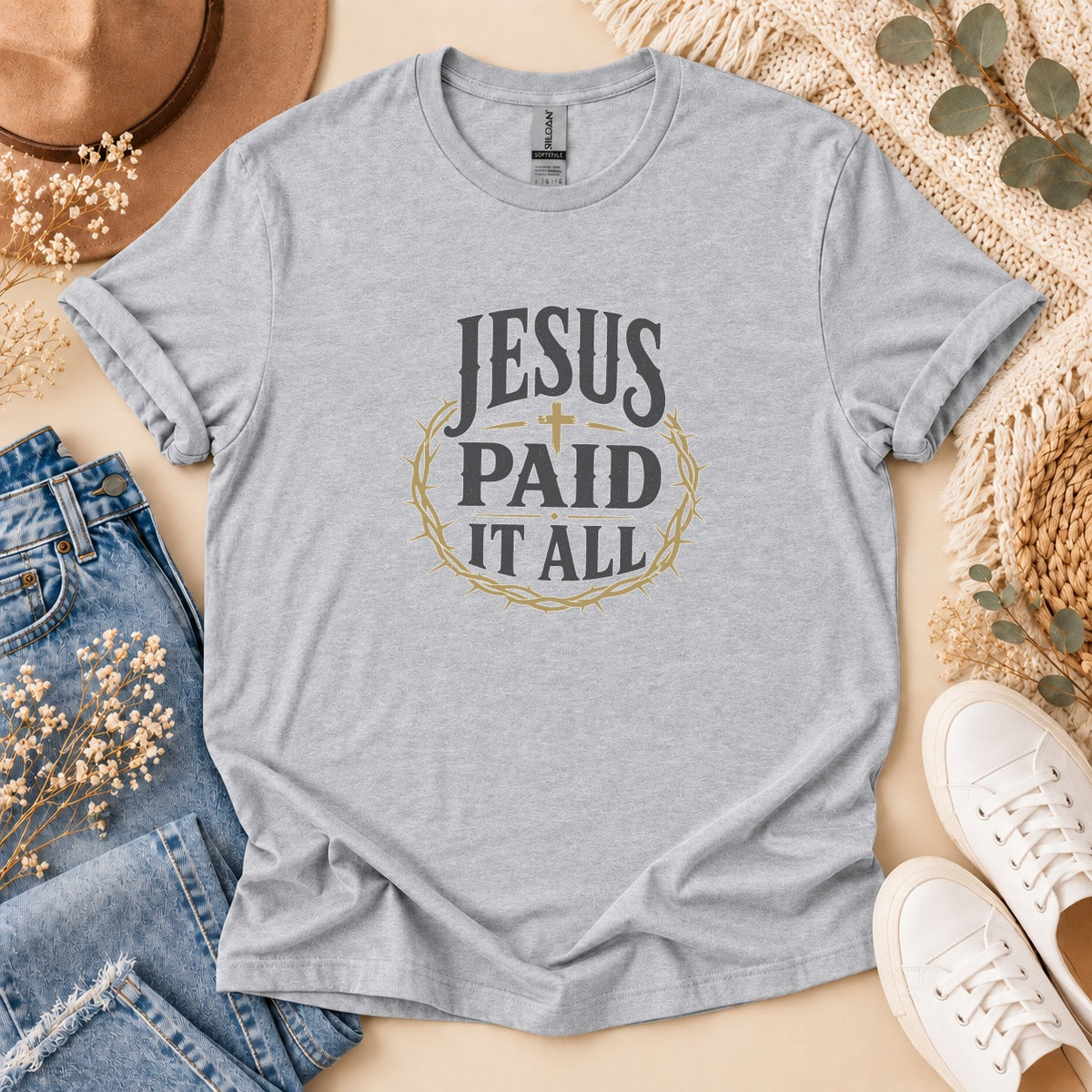 Jesus Paid It All Vintage T-Shirt