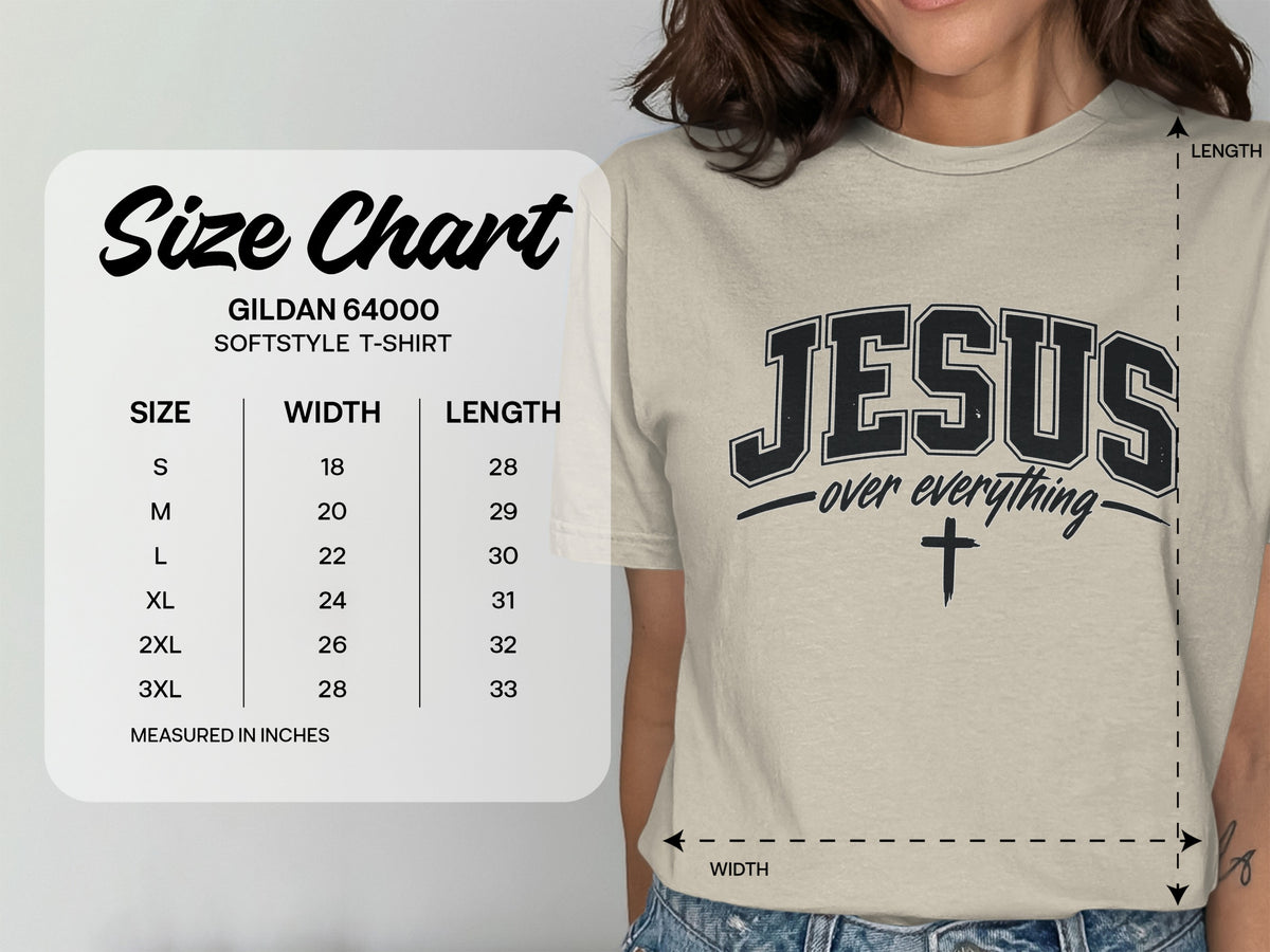Jesus Over Everything Collegiate T-Shirt