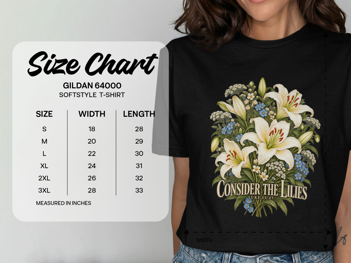 Consider The Lilies Botanical T-Shirt