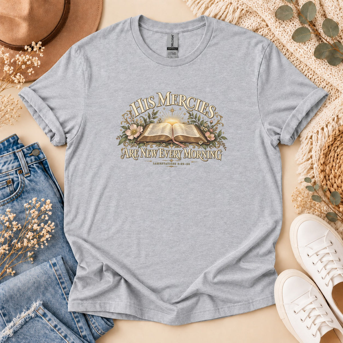 His Mercies Are New Vintage T-Shirt