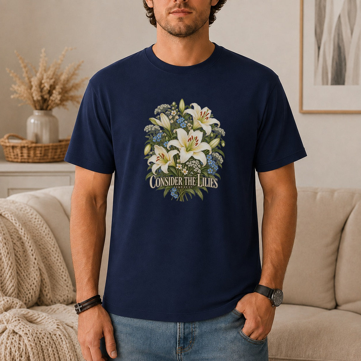 Consider The Lilies Botanical T-Shirt