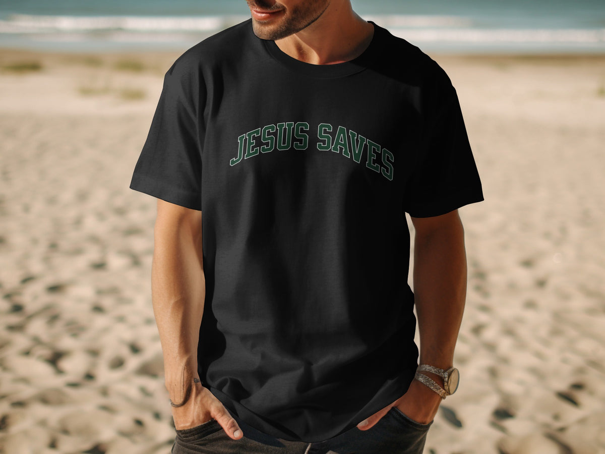 Jesus Saves Collegiate T-Shirt