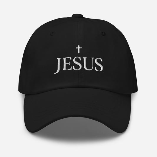 Jesus embroidered Christian hat with cross — elegant faith cap for dad or mom | The Faith World