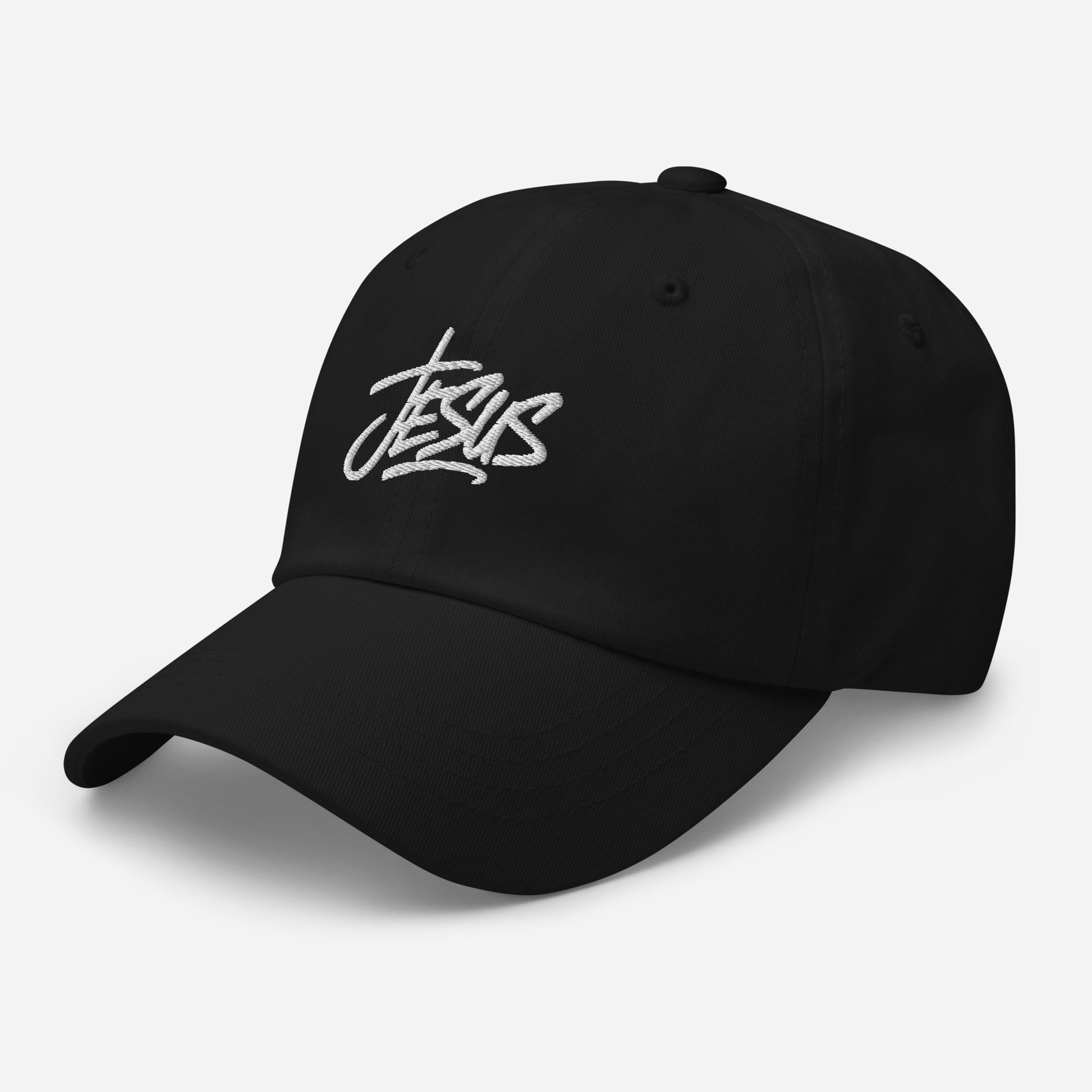 Jesus Christian cap front closeup — faith gift for dad or pastor | The Faith World