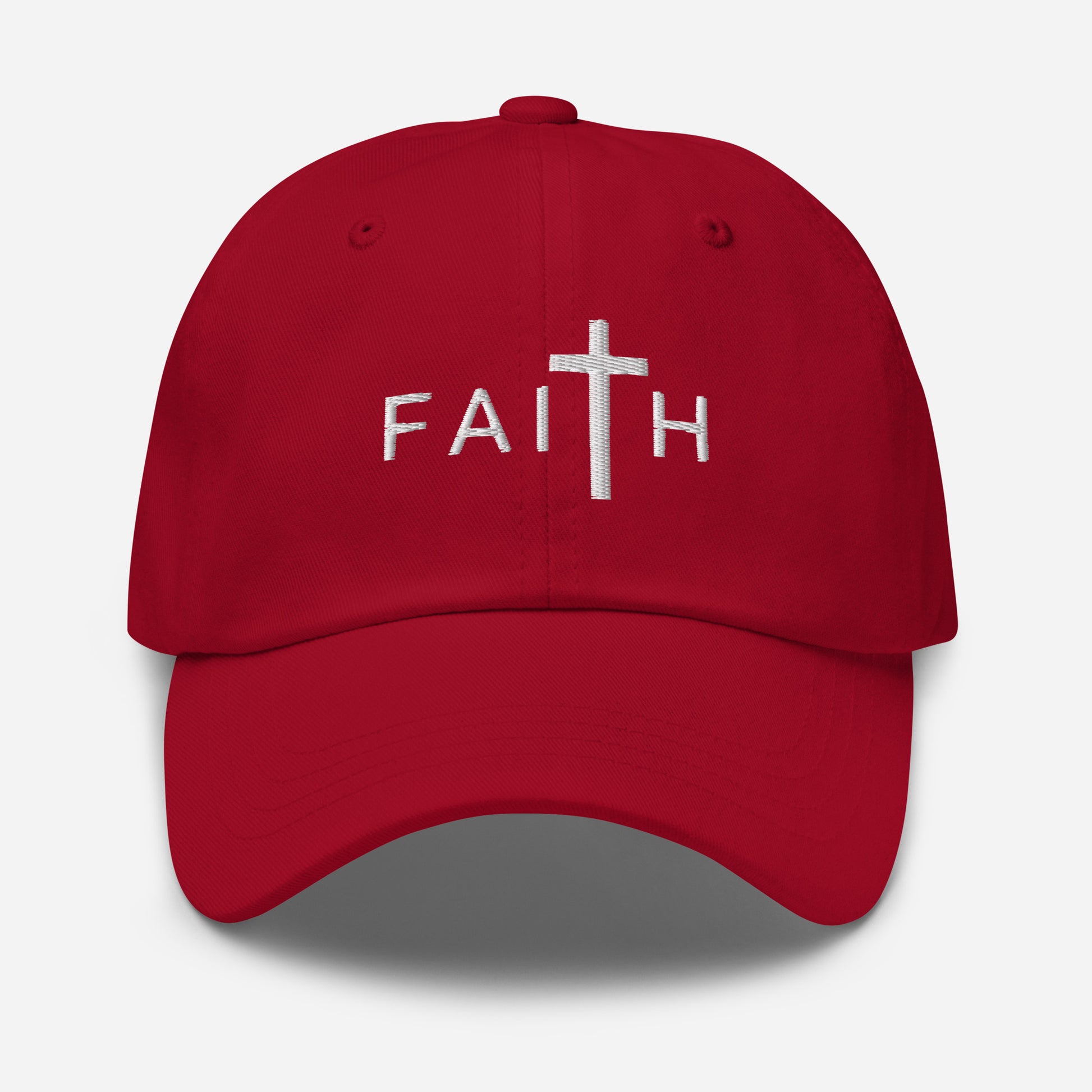 FAITH hat closeup embroidery — Christian gift for her or him | The Faith World