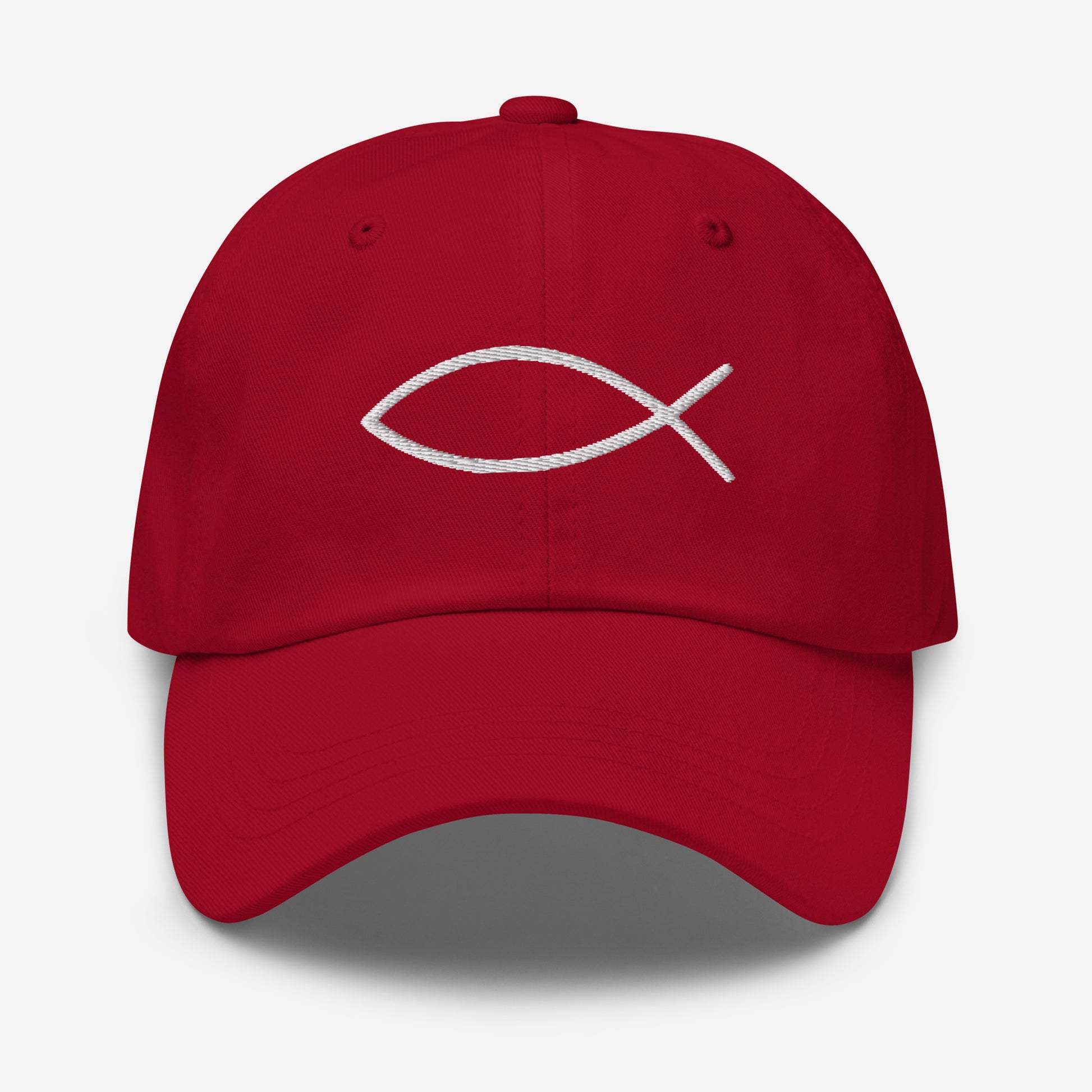 Christian fish symbol hat closeup — meaningful religious gift | The Faith World