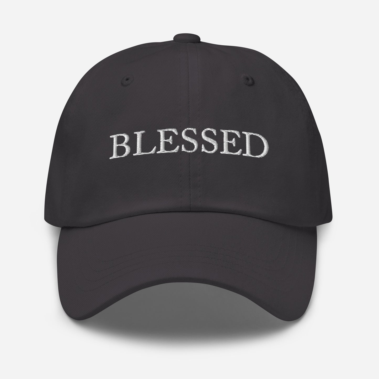 BLESSED Christian cap flat lay — faith apparel gift idea | The Faith World