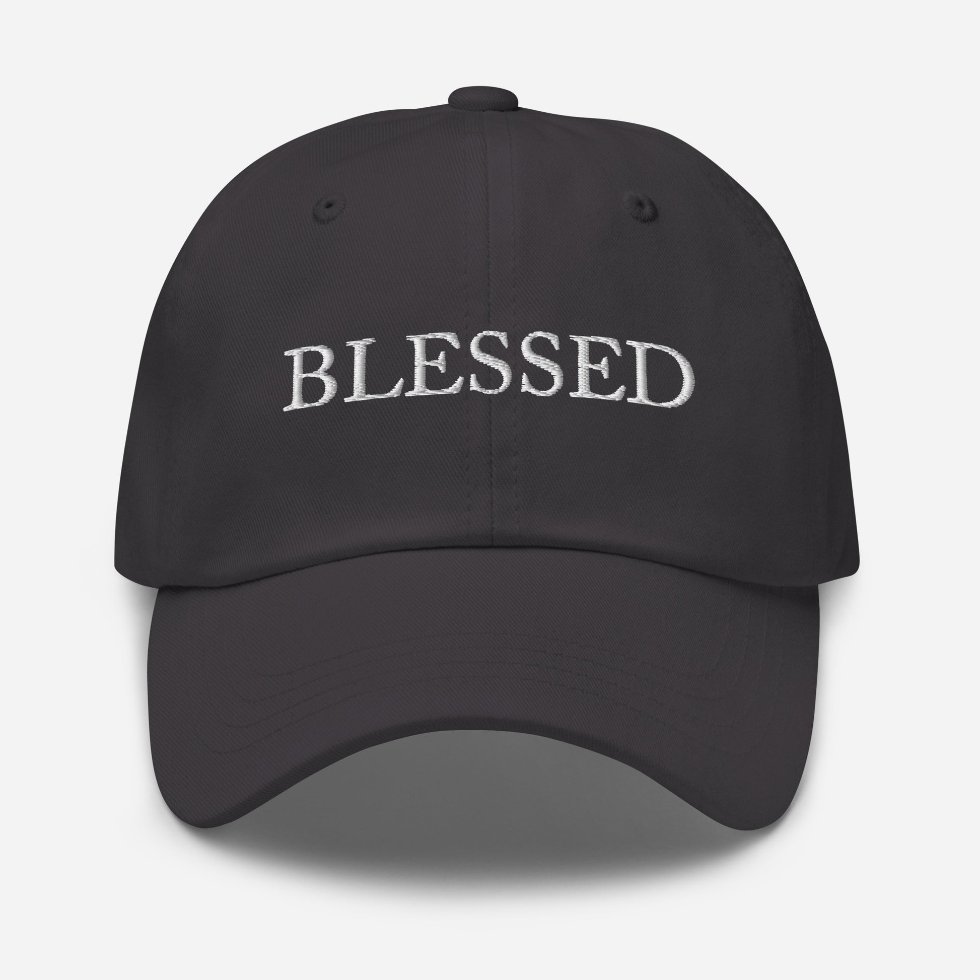BLESSED Christian cap flat lay — faith apparel gift idea | The Faith World