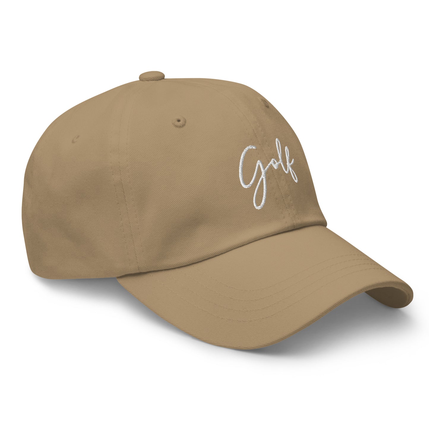 Golf Cursive Text Embroidered hat