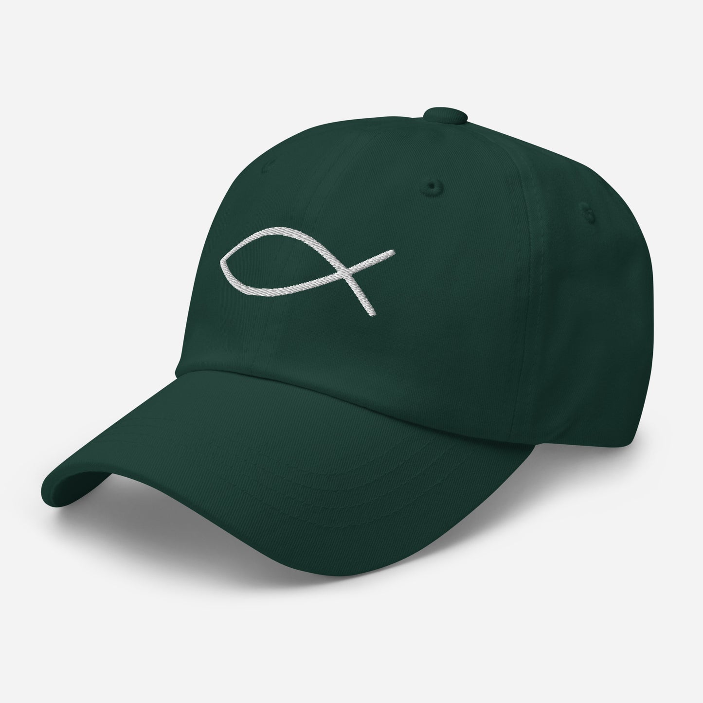 Ichthys embroidered baseball cap — Christian Father's Day gift | The Faith World