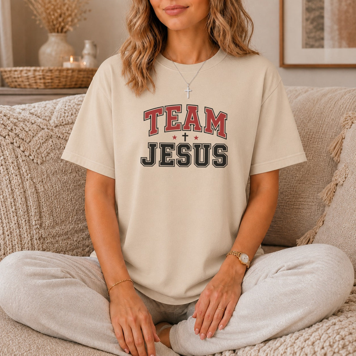 Team Jesus Varsity Graphic T-Shirt