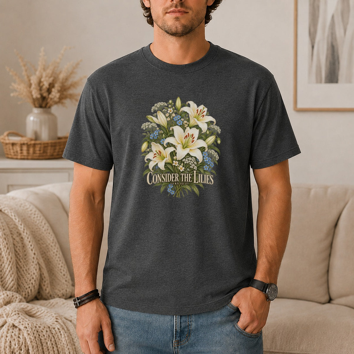 Consider The Lilies Botanical T-Shirt
