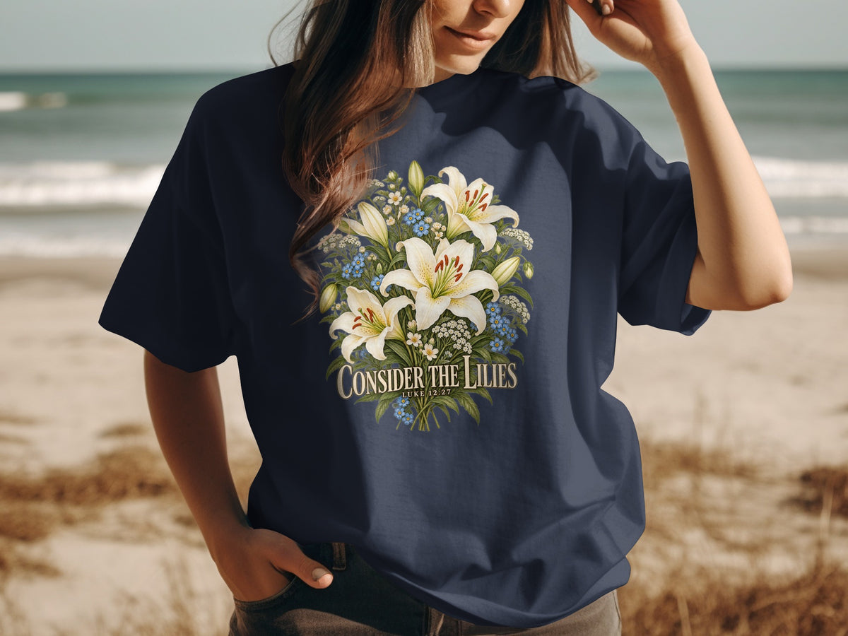 Consider The Lilies Botanical T-Shirt