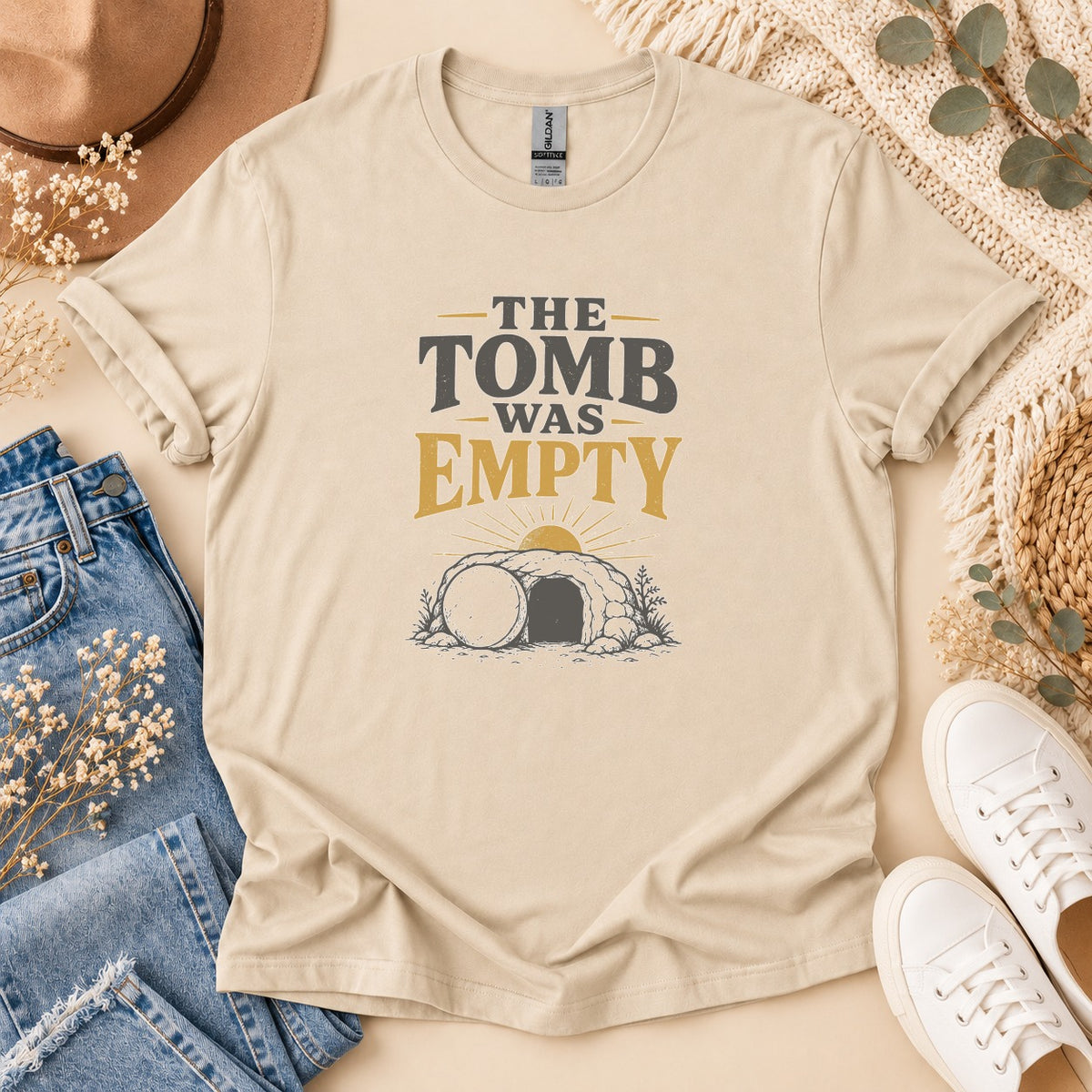 The Tomb Was Empty Vintage T-Shirt