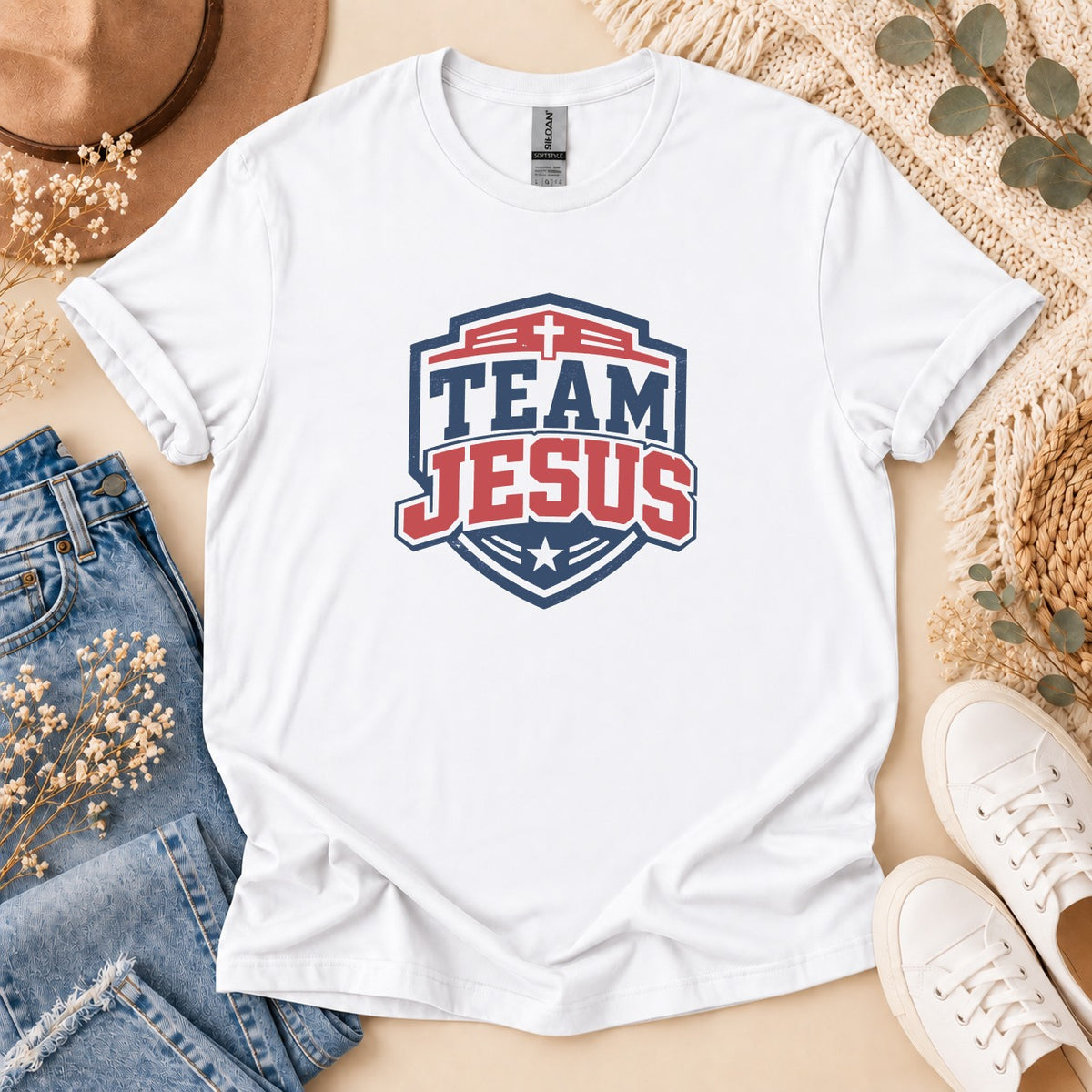Team Jesus Varsity Crest T-Shirt