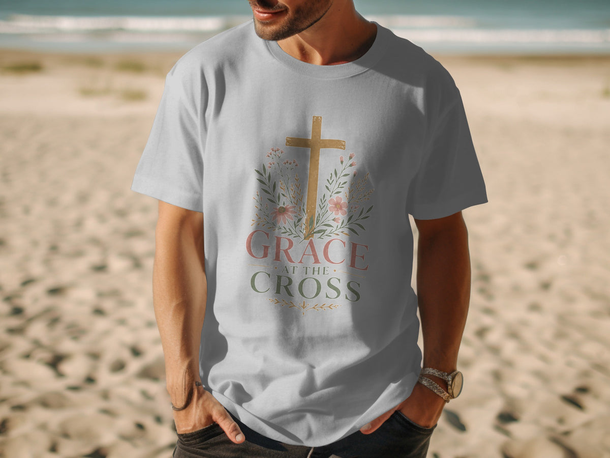 Grace At The Cross Botanical T-Shirt