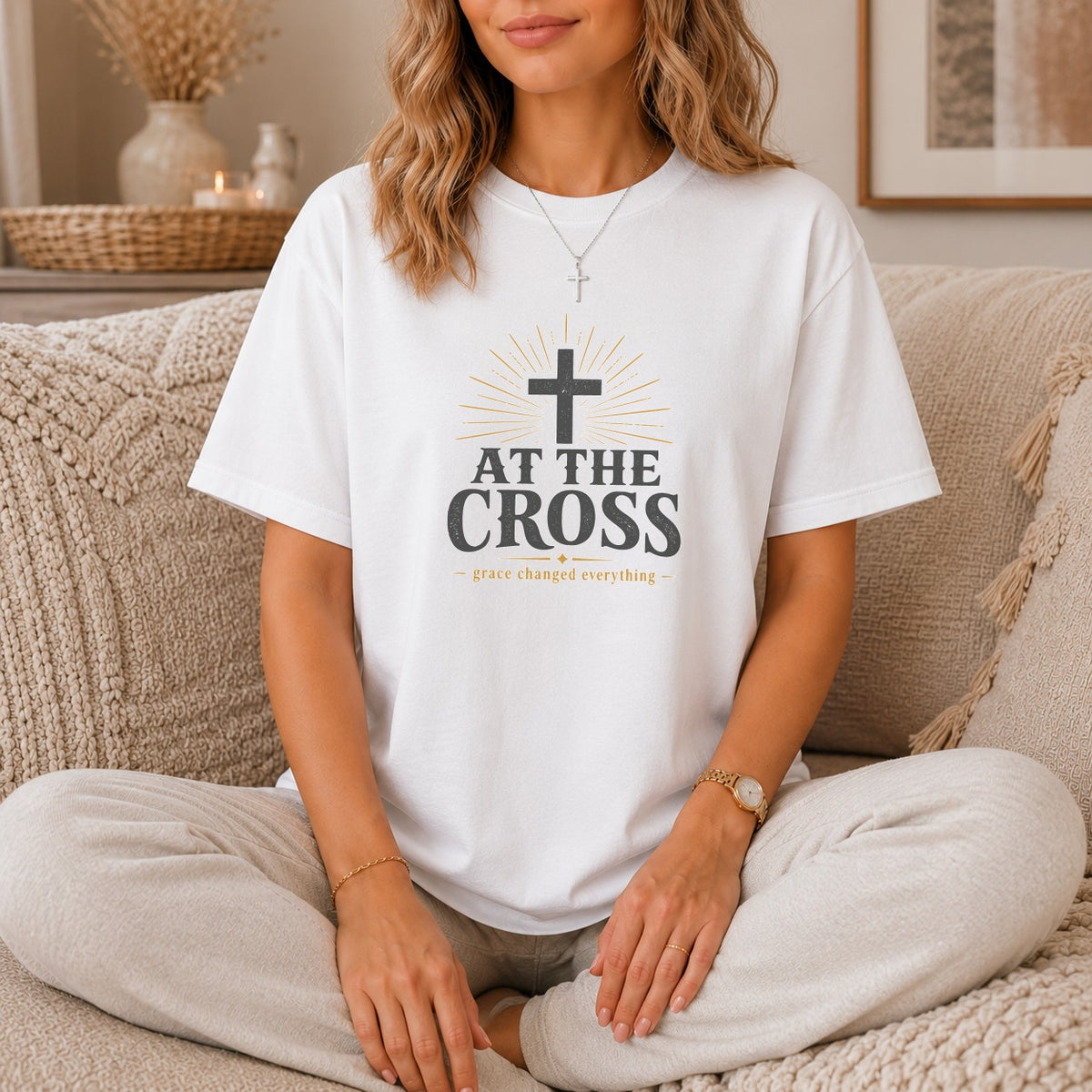 At The Cross Vintage Faith T-Shirt