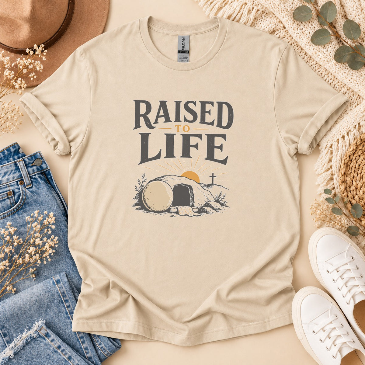 Raised To Life Empty Tomb Graphic T-Shirt