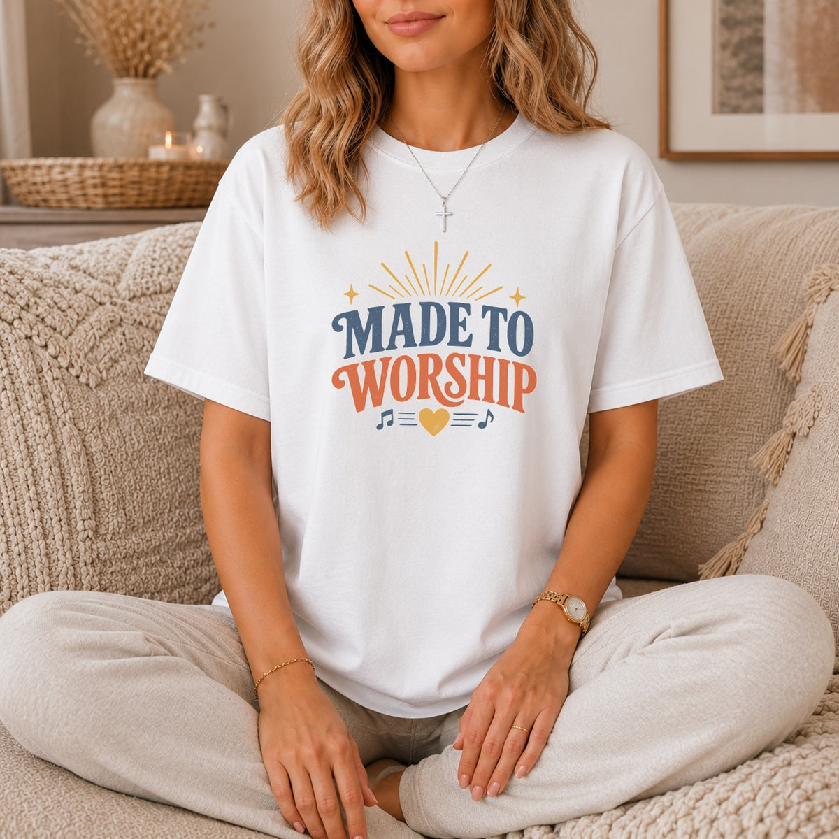 Made To Worship Retro Graphic T-Shirt