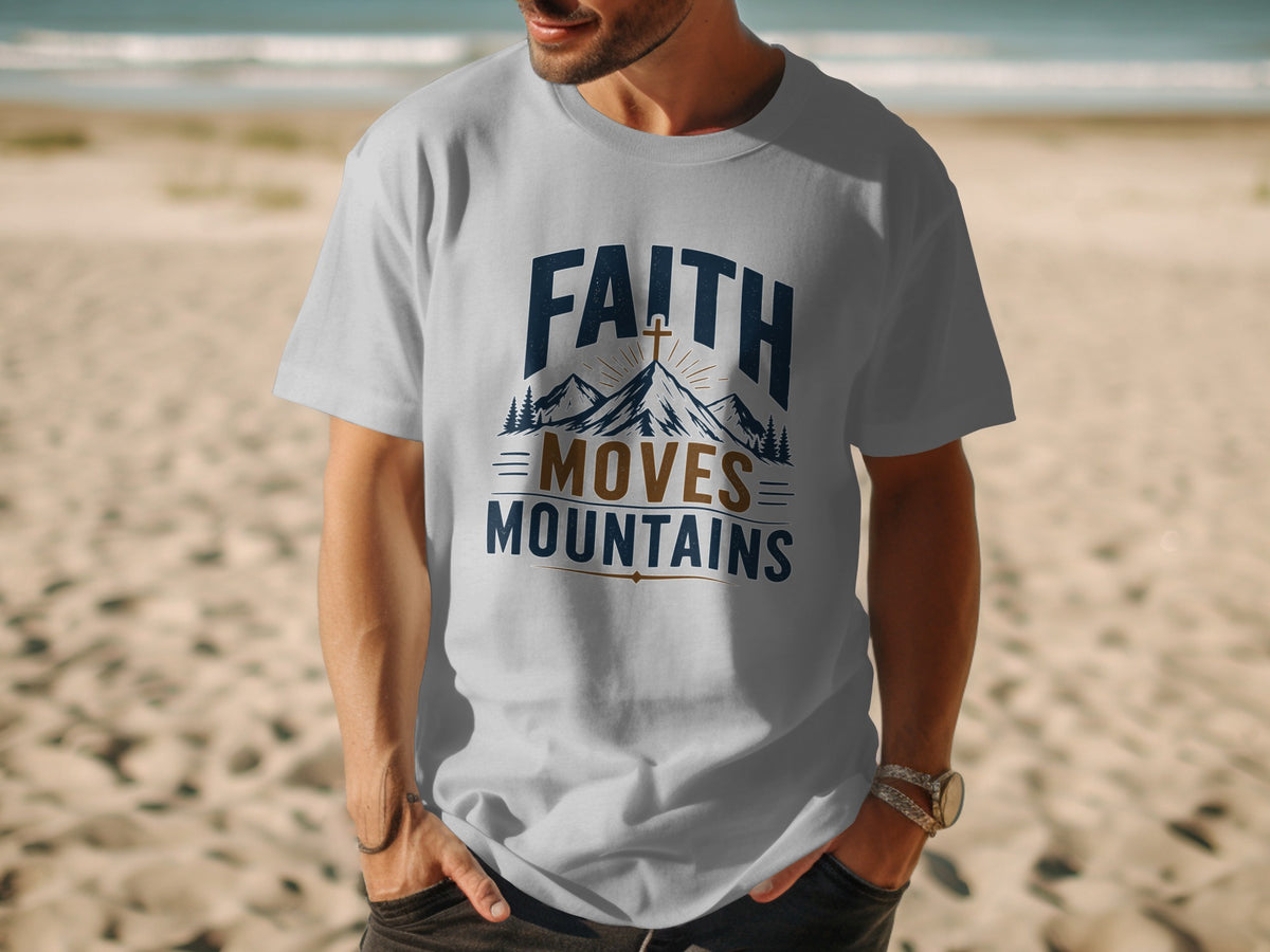 Faith Moves Mountains Vintage T-Shirt