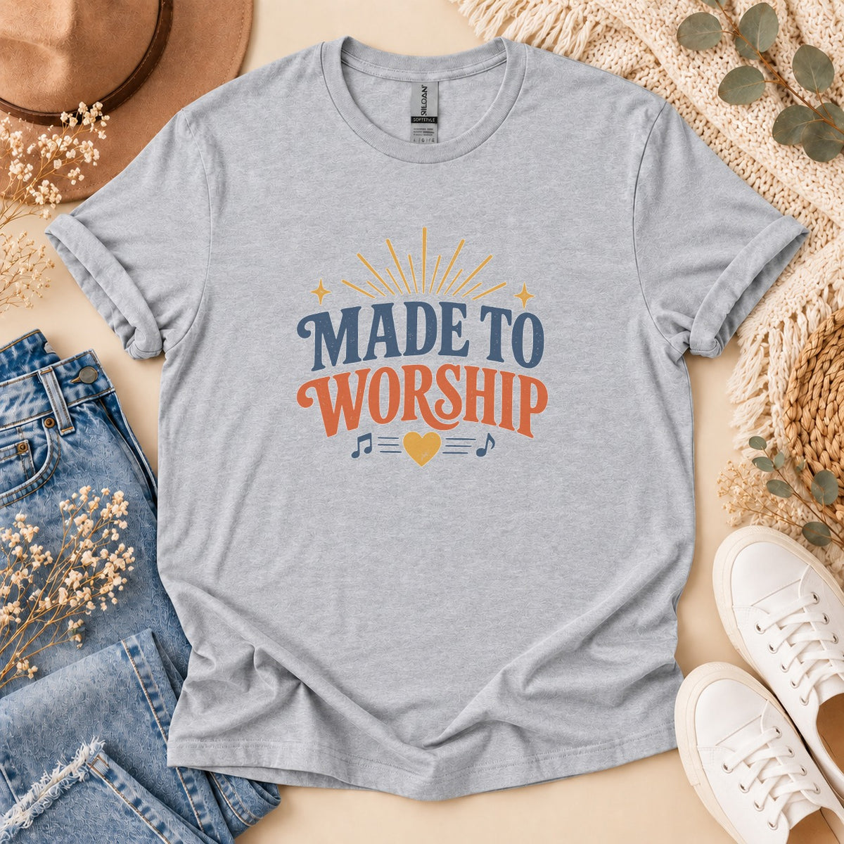 Made To Worship Retro Graphic T-Shirt