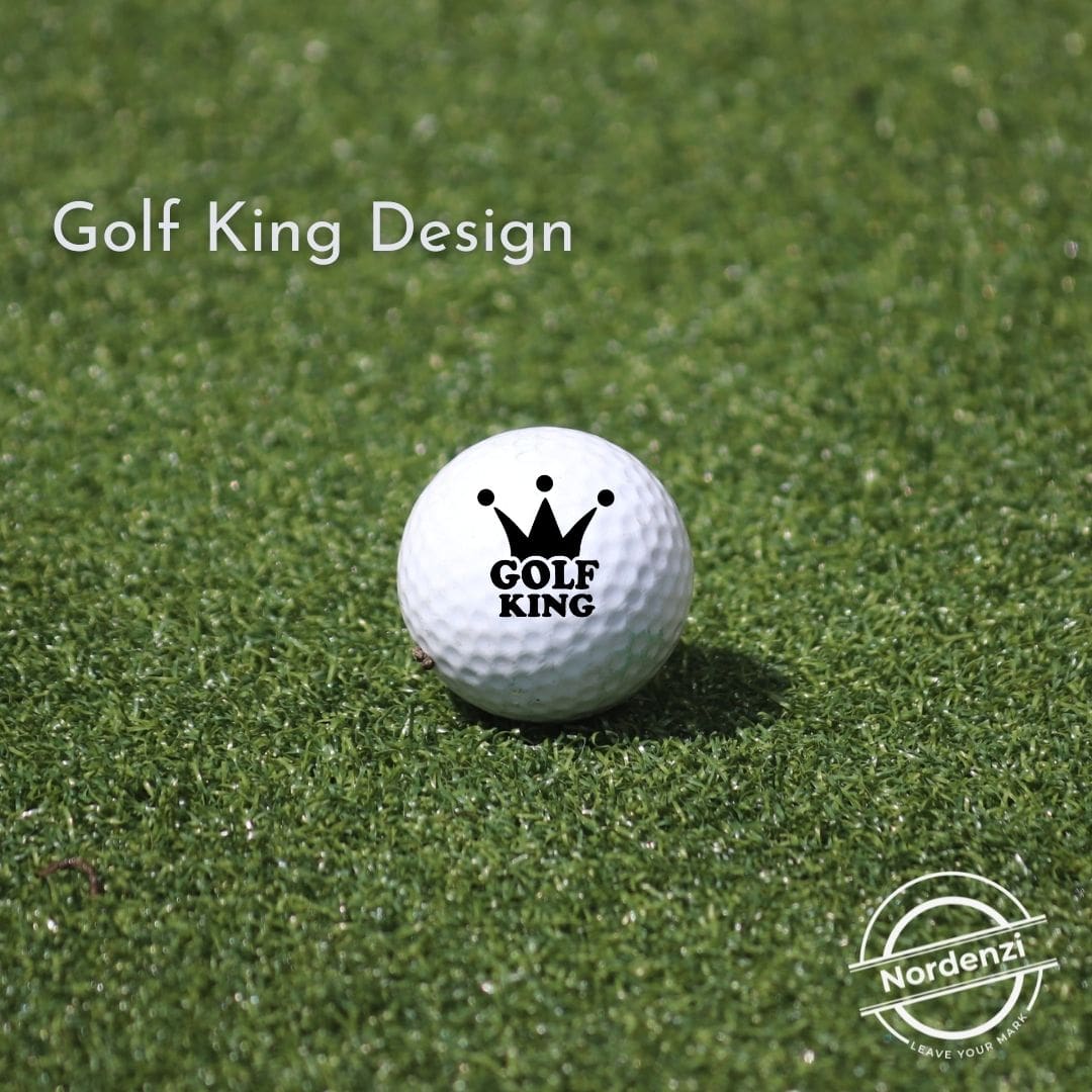 Golf Ball Stamp Nordenzi Black Aluminum Golf Ball Stamp King Crown marker Nordenzi