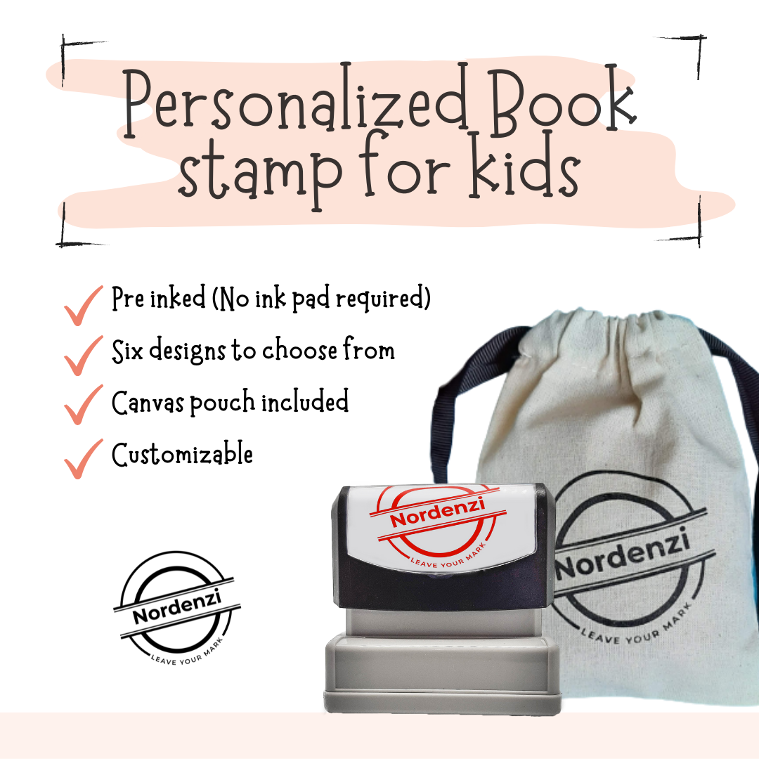 Book Stamp Personalized, Custom Library Stamp, Bookplate Teacher