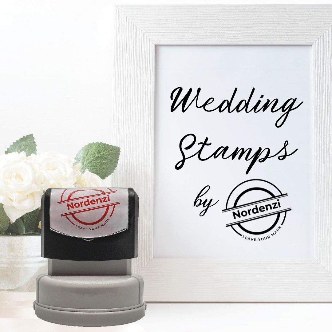 custom wedding stamp Nordenzi postage