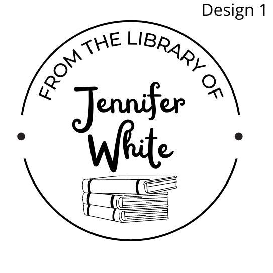Book Stamp Personalized, Personal Book Stamp