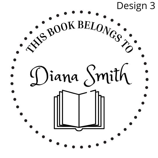 Book Stamp Round