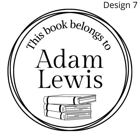 Book Stamp Round