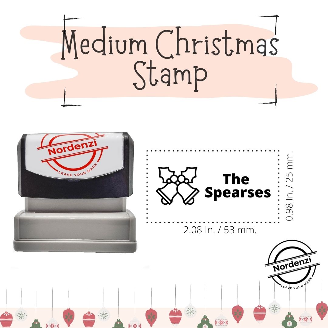 Christmas Stamp, christmas crafts, holiday stamp, seasonal stamp, Nordenzi