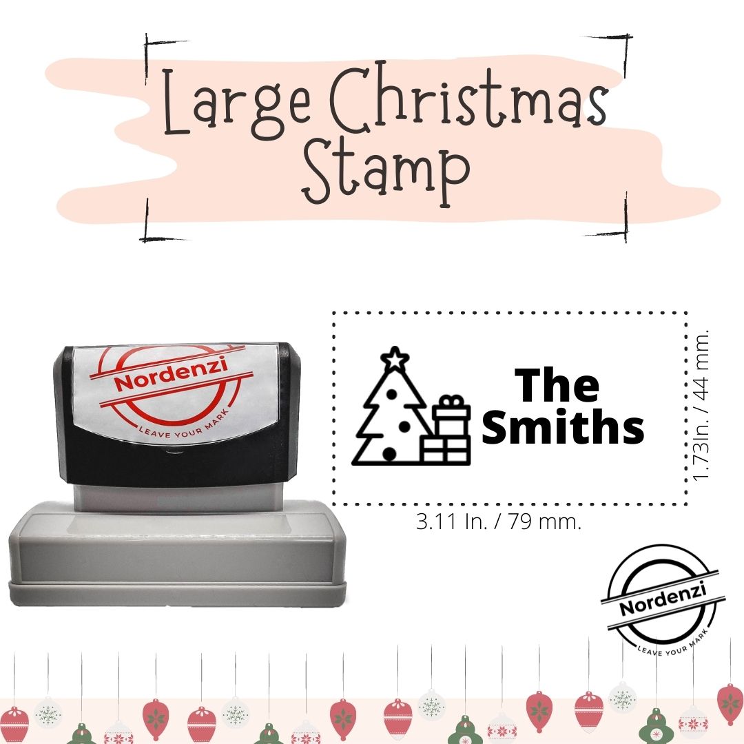 Christmas Stamp, christmas crafts, holiday stamp, seasonal stamp, Nordenzi