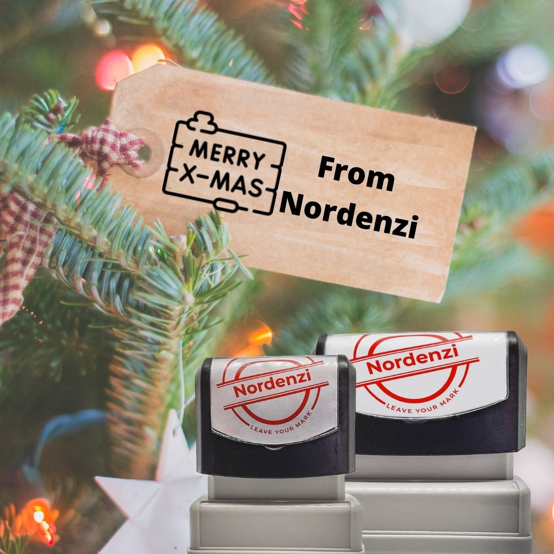 Christmas Stamp, christmas crafts, holiday stamp, seasonal stamp, Nordenzi