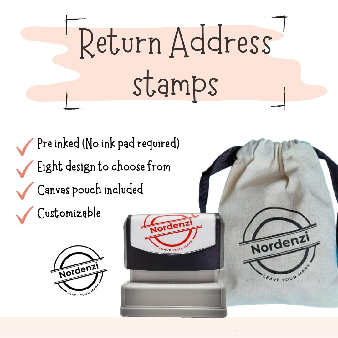 Return Address Stamp | Style #23 — Soiree Signatures